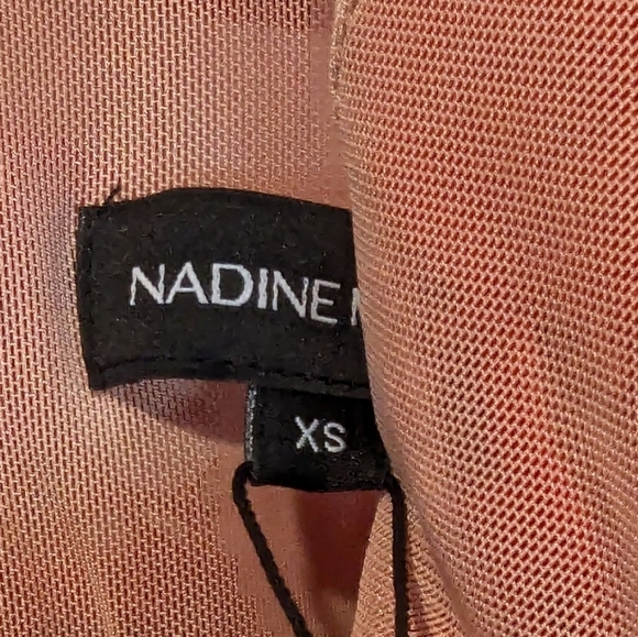 NWT Nadine Merabi Red Lola Lace Mini Dress Size XS/2 - Picture 5 of 16